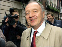 O prefeito de Londres, Ken Livingstone