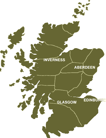 Map of Scotland