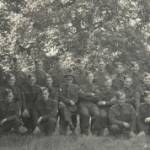 26 Field Hygiene Section, RAMC in 1944 just before D Day. Dr Hargreaves took the photo with a timer, presenting a copy to Unit members. 26 FHS were attached to the 3rd British Infantry Division. (Permission to use photo by Dr Hargreaves)