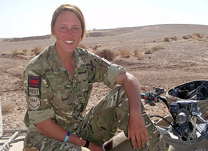 Victoria Swain in Uniform