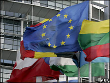 Flags of EU and member nations
