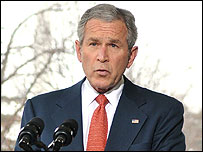 अमरीकी राष्ट्रपति जॉर्ज बुश