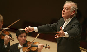 Daniel Barenboim who will be conducting the Vienna New Year's Day Concert Live from Vienna on BBC Two (image: BBC/Chris Lee)