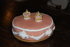 An 18th century Twelfth Cake, one of our extinct Christmas foods.