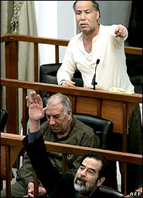 सद्दाम, तिकरिती और अन्य अभियुक्त