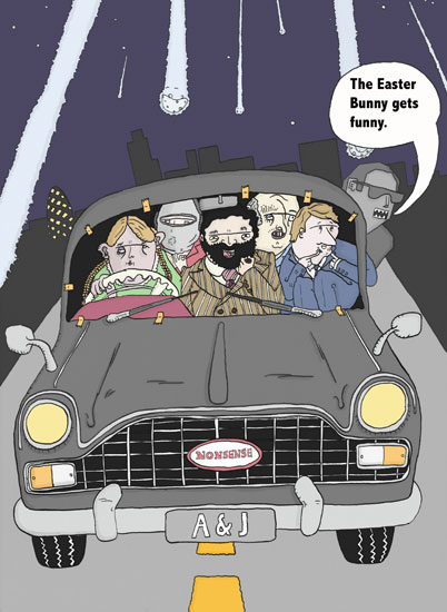 Ghost Town illustration from James Hood 