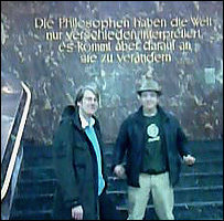 Bastian and Florian at Humboldt University