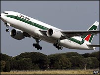 Alitalia plane
