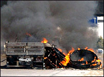 ٹرک بم دھماکہ