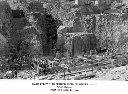 Cynhaliaeth ddur yn rhan ogleddol y gwaith, Awst 28, 1959.