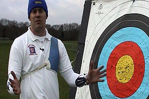 Micheal is hoping to get a place on the British archery team for the 2008 Olympics.