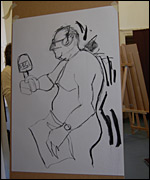 Drawing of Dougie Weake