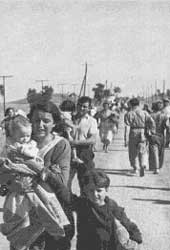 Running from an air-raid