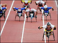 Wheelchair athletes [pic: Getty Images]