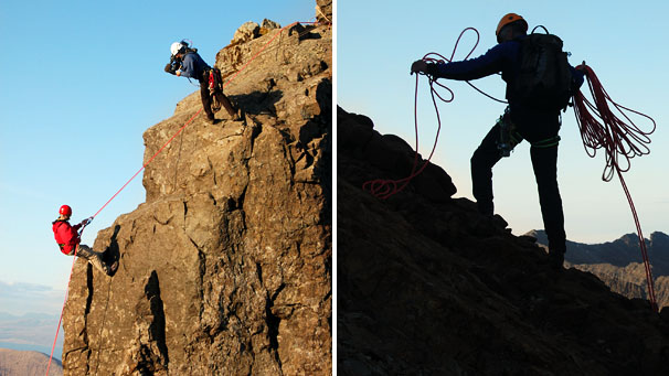 Camerman Keith Patridge films Nick Crane