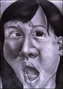 ډاره شوې نجلۍ