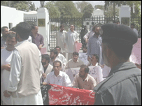 کوئٹہ میں احتجاج کی ایک فائل تصویر 