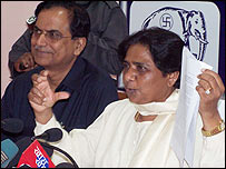 मायावती और सतीश मिश्रा