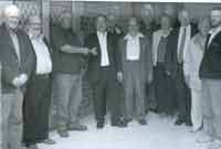 David Peate, Vernon Evans, Philip Jones, y Parch Edwin Hughes, Arthur Taylor, George Morgan, Melvyn Jones. Gwyneth Jones, Dai Morris, Anne Rees a David Hopkins