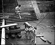 Women working at the yard in WWII