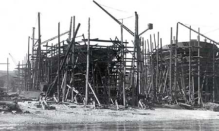 Bomb damage in Sunderland