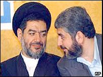 خالد مشعل و علی اکبر محتشمی