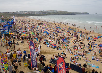 Chris Moyles in Newquay