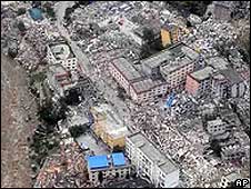 Quang cảnh thiệt hại