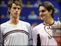 اینڈی مرے، ٹینس کے عالمی نمبر ون کھلاڑی روجر فیڈرر