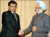 मुशर्रफ़ और मनमोहन