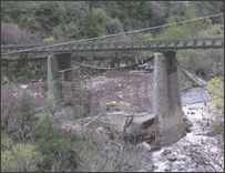 کشمیر میں ایک پل فائل فوٹو