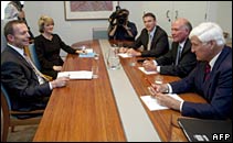 Tony Abott meets independent MHRs 25 August 2010