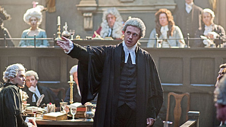 Andy Buchan in full flow as William Garrow 