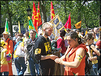 Anti-nuclear rally in Paris