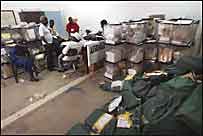 Alunos numa escola muçulmana