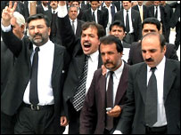 وکلاء کا احتجاج 