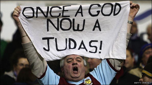 Burnley fans register their dismay at Coyle's defection