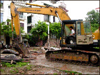 Xây dựng công viên Thái Hà