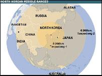Куди можуть влучити північнокорейські ракети?
