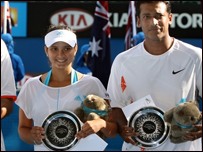 सानिया मिर्ज़ा और महेश भूपति