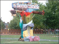 Dashera effigy