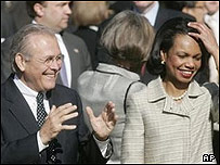 رامسفلد و رايس