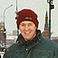 Glenn in Red Square, Moscow