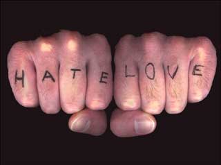 Tatooed fists