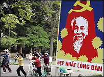 Áp phích trước Đại hội Đảng X