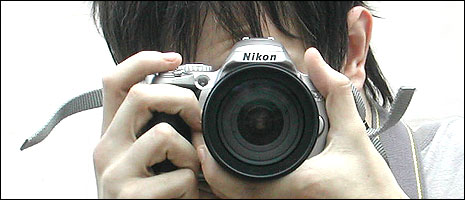 Ryan wielding a camera