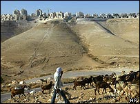 Batı Şeria'da bir yerleşim