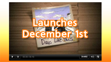 Days Like This TV series, starts December 1st