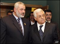 محمود عباس و اسماعيل هنيه