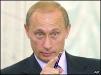 Vladimir Putin, presidente da Rússia